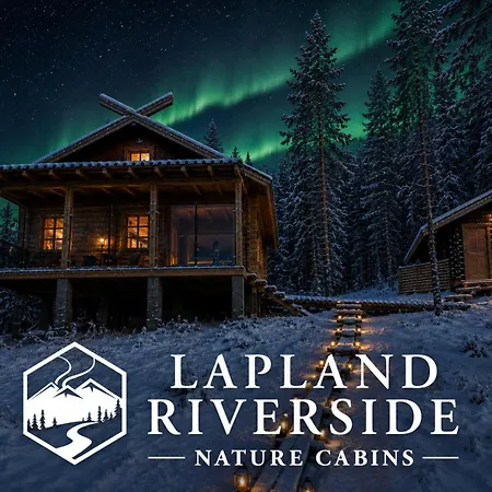 Ferienhaus Ylläs, 2xcabin, 2xsauna, Arctic River, 9 Persons, Wifi, Ice Plunge