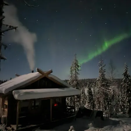 Ylläs, 2xcabin, 2xsauna, Arctic River, 9 Persons, Wifi, Ice Plunge
