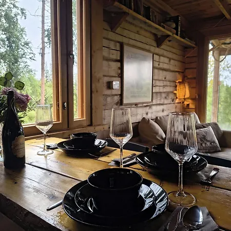 Ylläs, 2xcabin, 2xsauna, Arctic River, 9 Persons, Wifi, Ice Plunge * Äkäslompolo