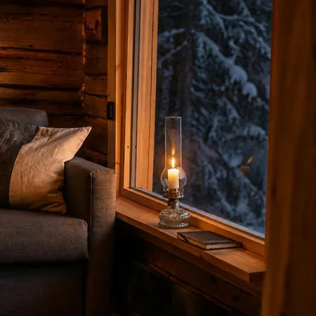 Ylläs, 2xcabin, 2xsauna, Arctic River, 9 Persons, Wifi, Ice Plunge * Äkäslompolo