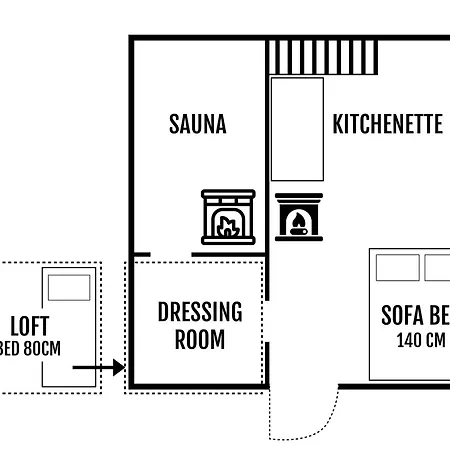 Ferienhaus Ylläs, 2xcabin, 2xsauna, Arctic River, 9 Persons, Wifi, Ice Plunge Äkäslompolo